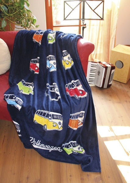 VW T1 Bus Fleece Blanket - Parade