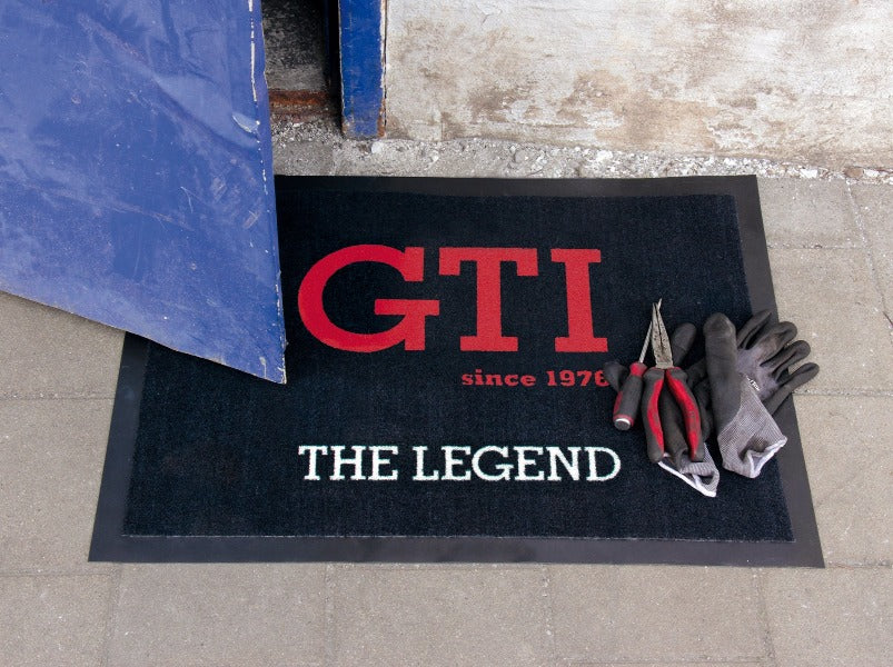 VW GTI Doormat - The Legend - Black