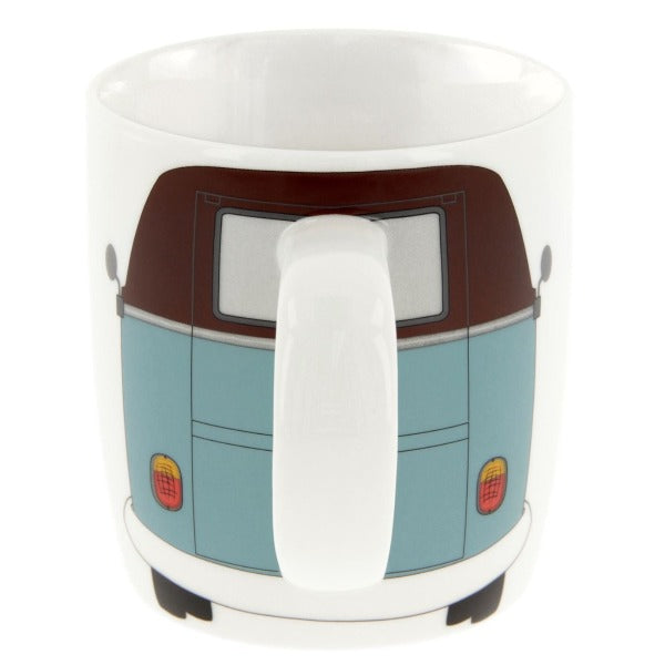 VW T1 Bus Coffee Mug - Blue/Brown