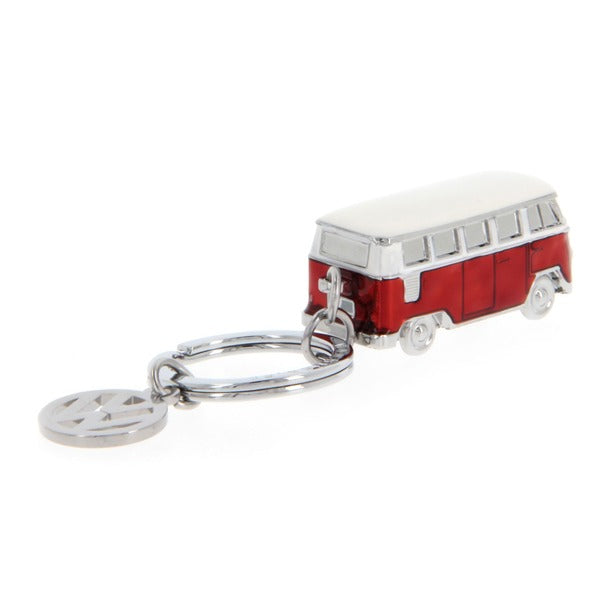 VW T1 Bus 3D Model Key Ring - Red