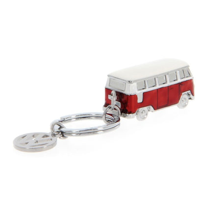VW T1 Bus 3D Model Key Ring - Red