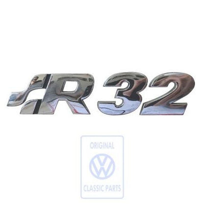 R32 Rear Tailgate Badge - Mk4 Golf R32