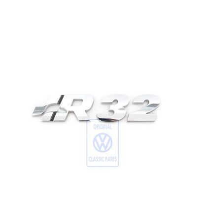 R32 Rear Tailgate Badge - Mk5 Golf R32