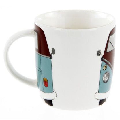 VW T1 Bus Coffee Mug - Blue/Brown