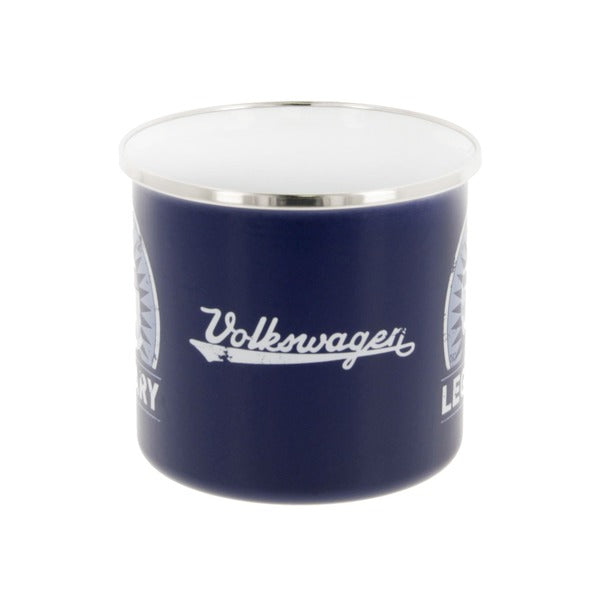 VW T1 Bus Enamel Mug - Blue