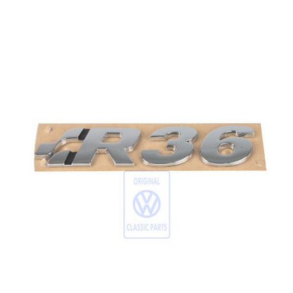 Rear R36 Badge - B6 Passat R36