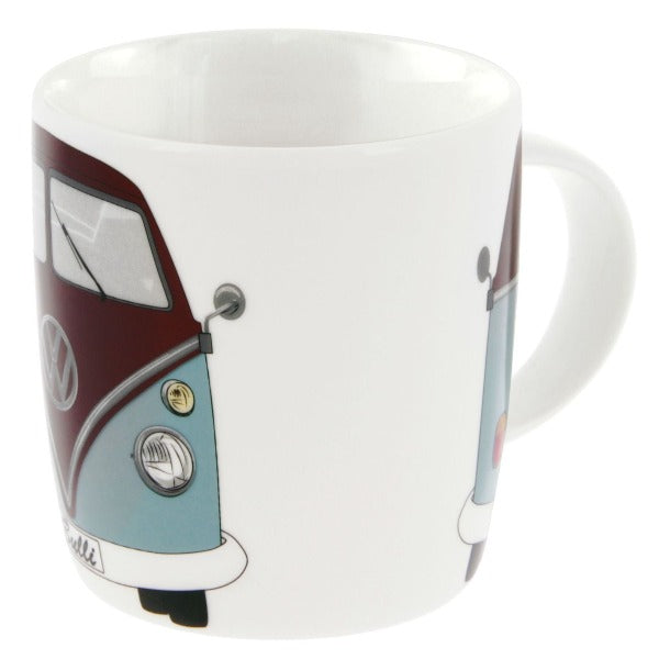 VW T1 Bus Coffee Mug - Blue/Brown