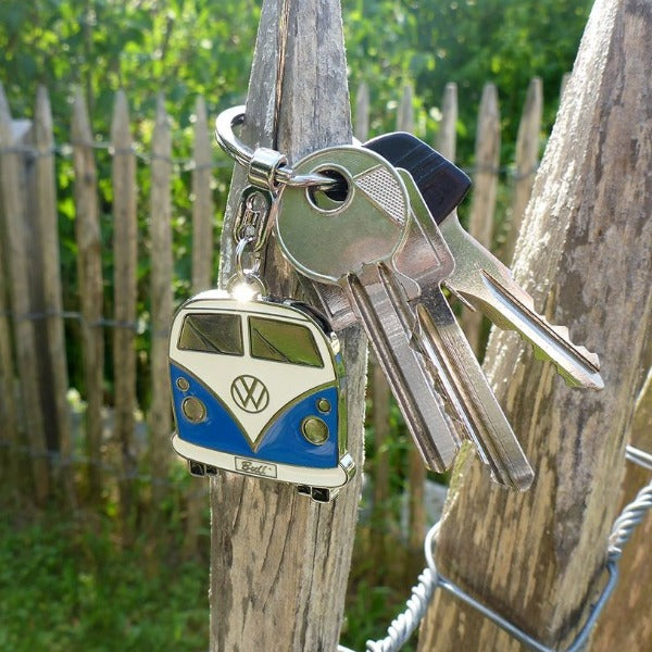 VW T1 Bus Key Ring - Blue