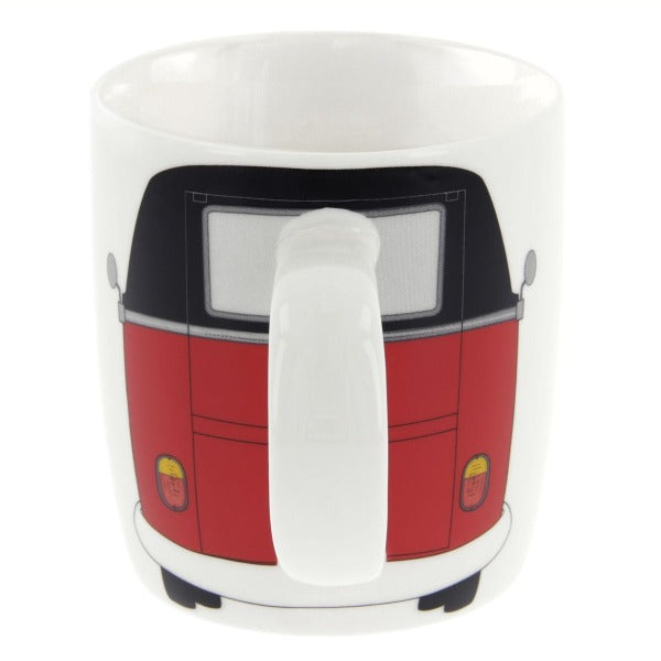 VW T1 Bus Coffee Mug - Red/Black