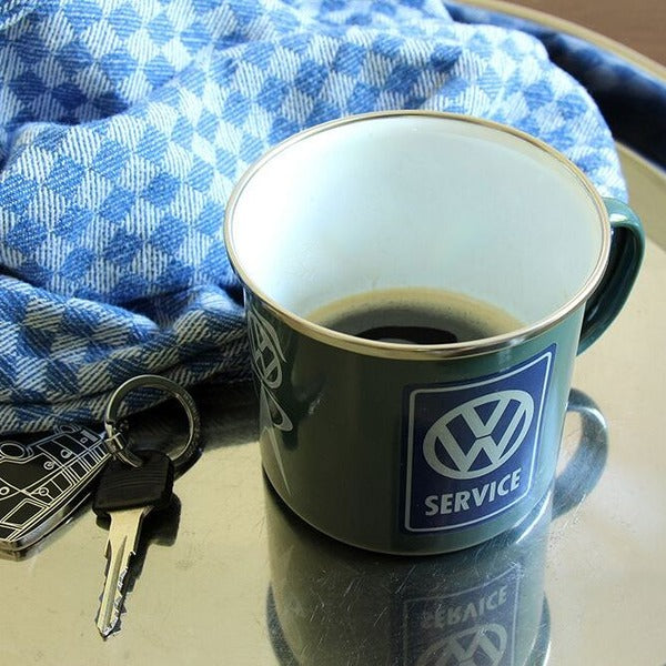 VW Enamel Mug - VW Service