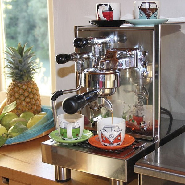 VW T1 Bus - 4 Piece Espresso Cup Set