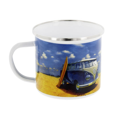 VW Enamel Mug - VW Beach Life