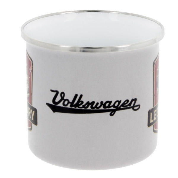 VW T1 Bus Enamel Mug - Grey