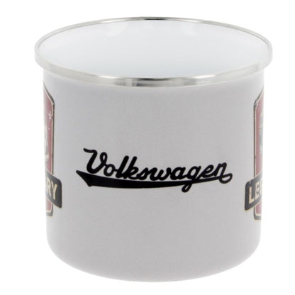 VW T1 Bus Enamel Mug - Grey