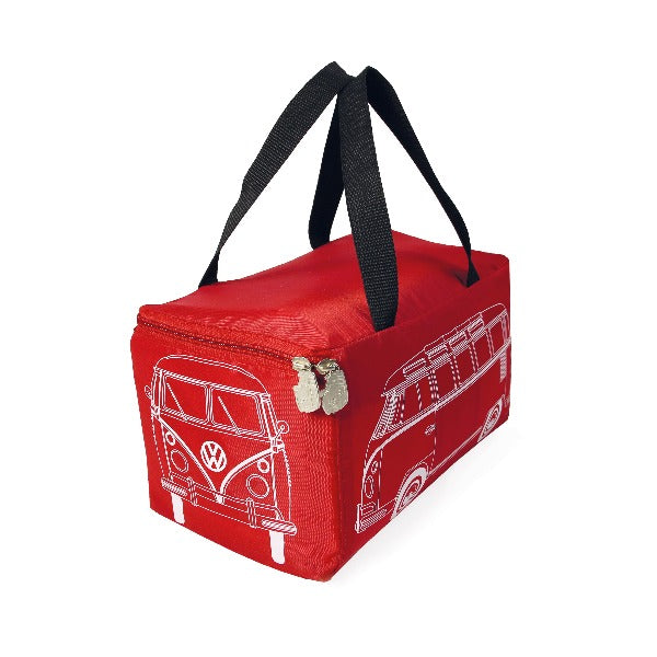 VW T1 Bus Picnic Blanket With Carrying Bag - Red