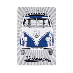 VW T1 Bus Metal Sign - Blue
