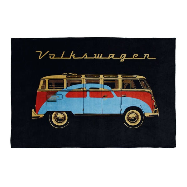 VW T1 Bus Fleece Blanket - Samba & Beetle