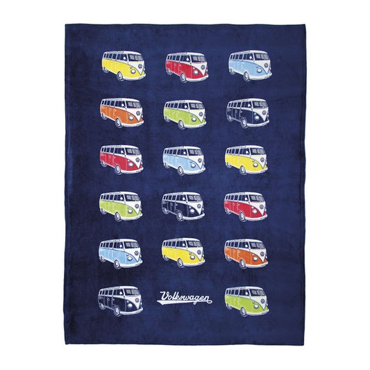 VW T1 Bus Fleece Blanket - Parade