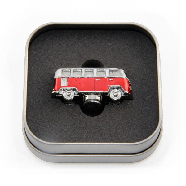 VW T1 Bus 3D Mini Model Magnet - Red