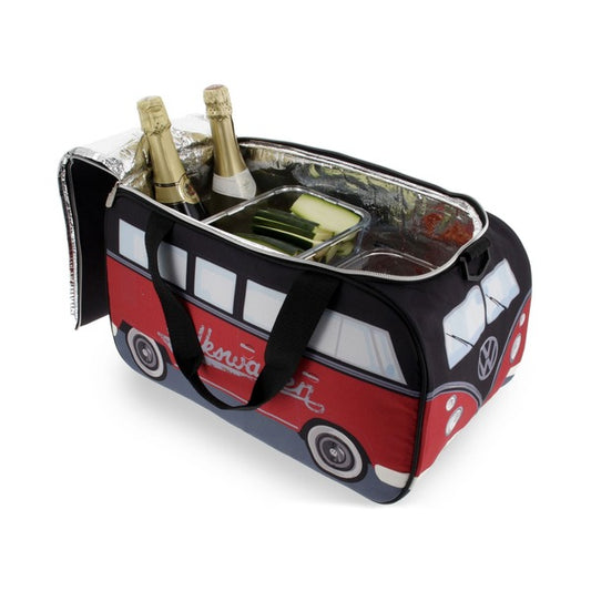 VW T1 Bus Cooler Bag - Red & Black