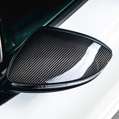 Carbon Fibre Mirror Caps - Golf MK8 (2020>Present)