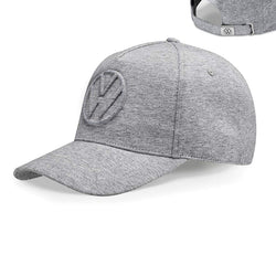 Baseball cap, Grey melange, 3D VW logo